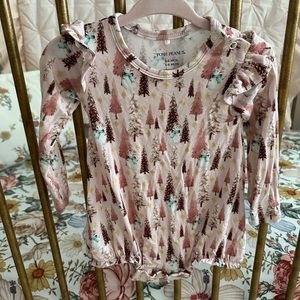 Posh Peanut Pastel Holiday Bubble Romper